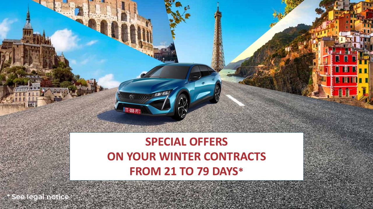 For a delivery from August 1st, 2025 to December 31st, 2025, 200€ off on your contracts from 21 to 79 days