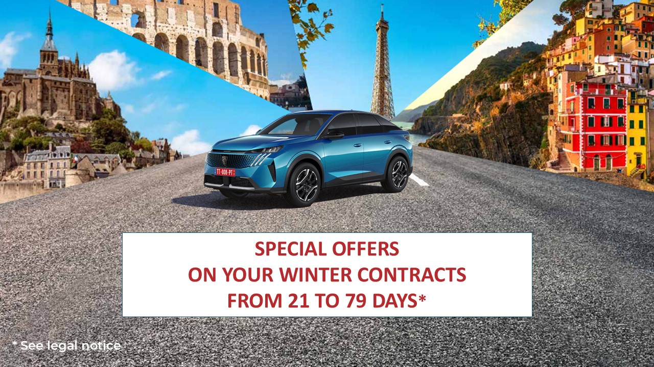 For a delivery from December 1st, 2025 to December 31st, 2025, 200€ off on your contracts from 21 to 79 days